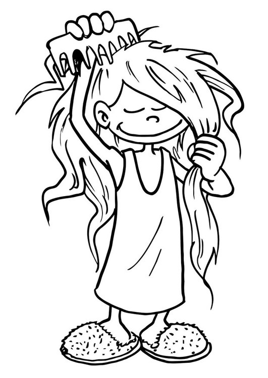  Kid Nanowrimo Hair coloring pages | Hairstyles | Haircuts